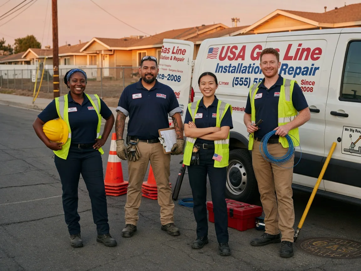 Gas Line Installation company in Wells, TX
